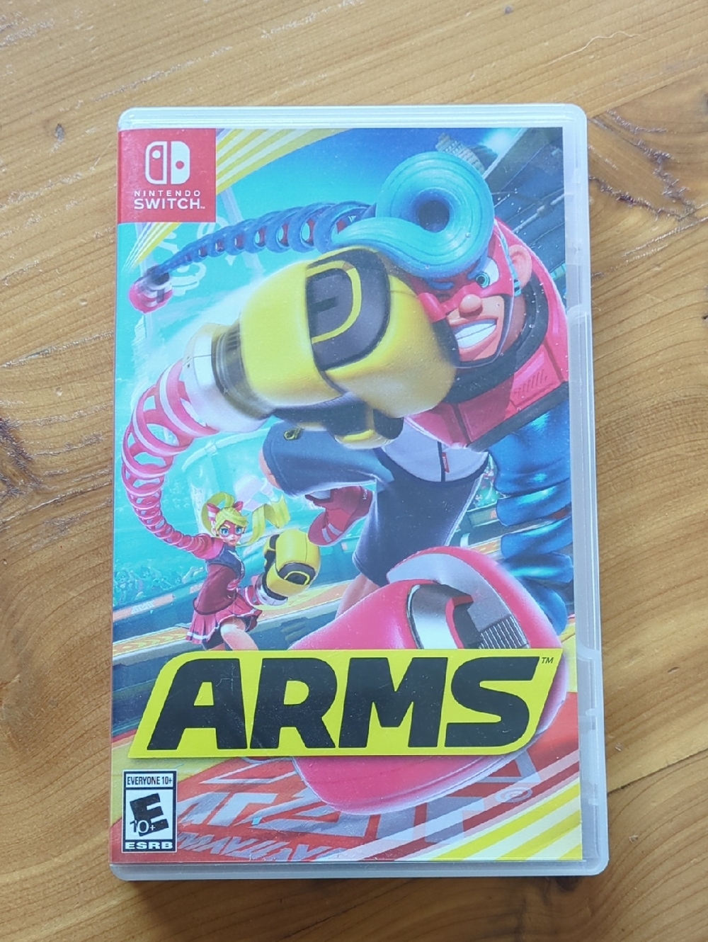 Nintendo ARMS Game Case - Yellow & Teal Artwork